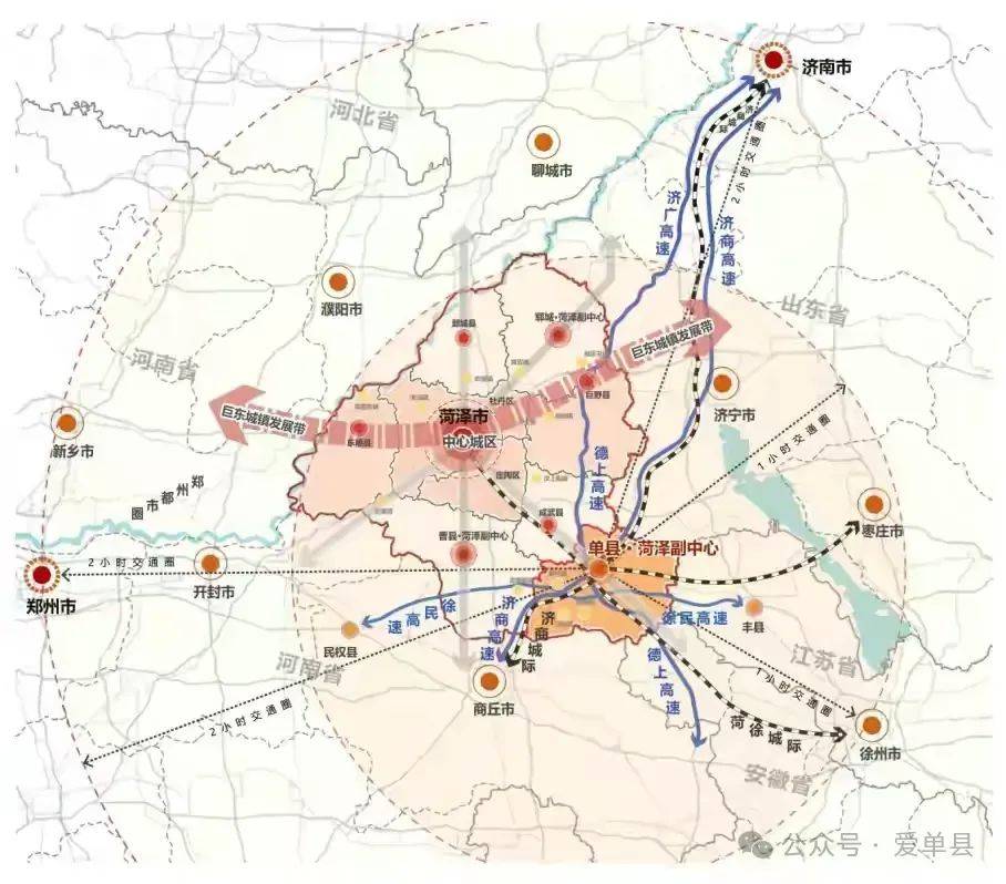 单县城区道路地图图片