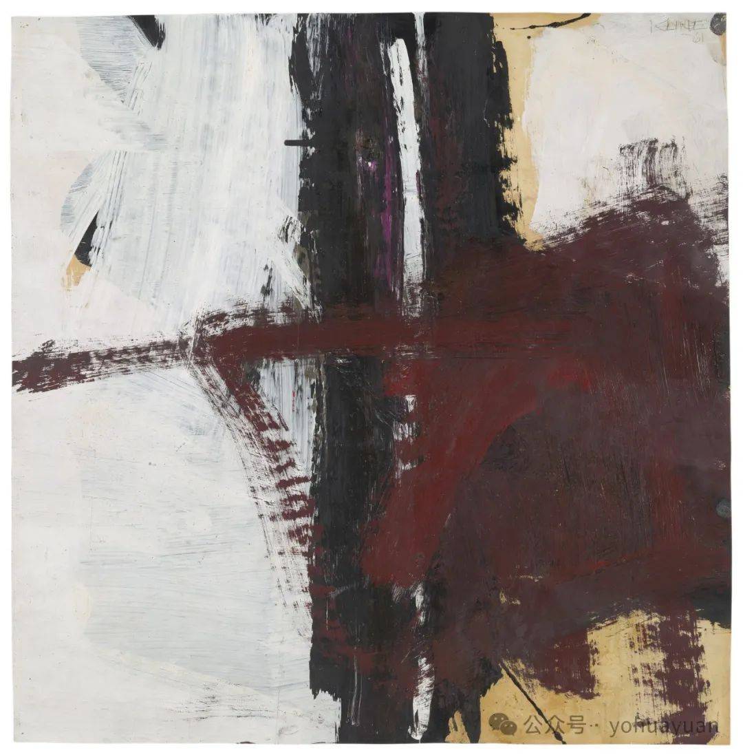 绘画欣赏——Franz·Kline_微信_油画_弗朗茨·克莱恩