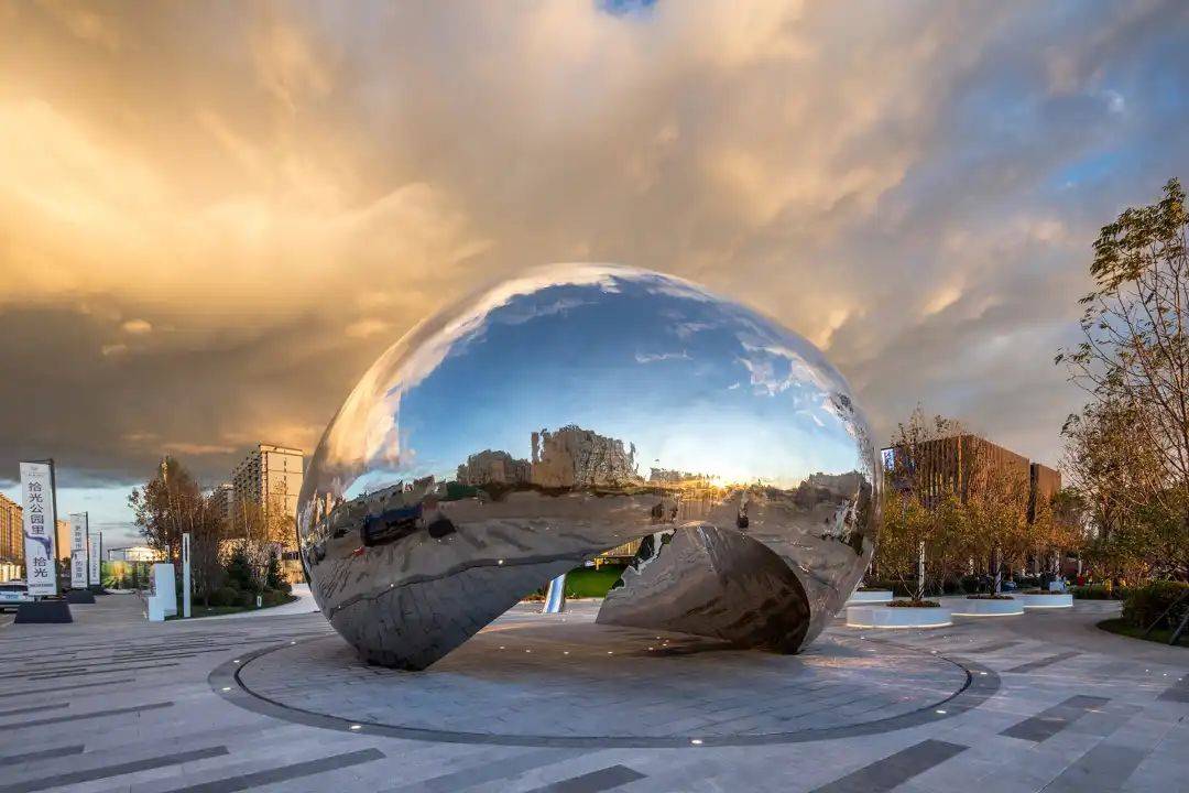 消融的景观镜面材料的极致呈现