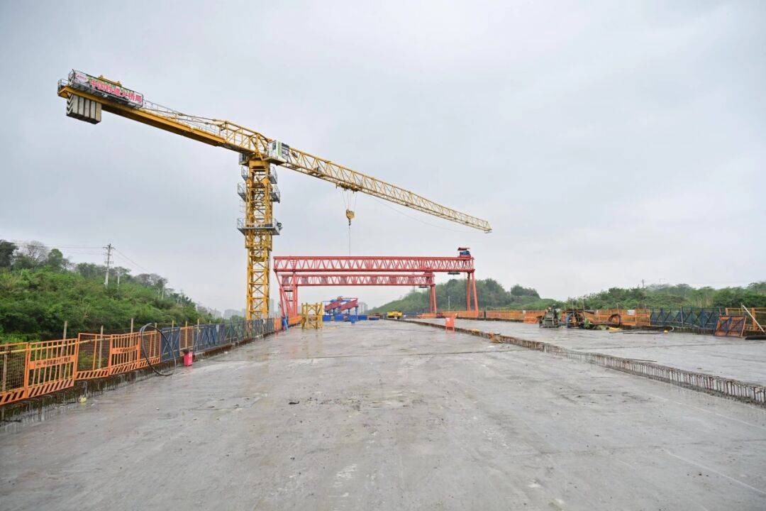 黄桷沱长江大桥建设 又有新进度