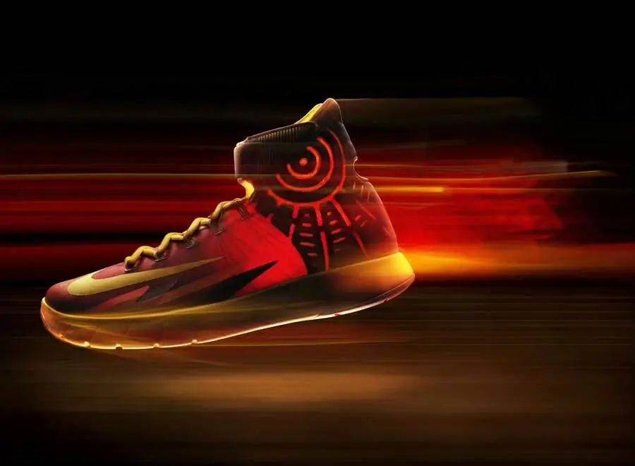 2014年nike为已经入选全明星的欧文推出的hyperrev