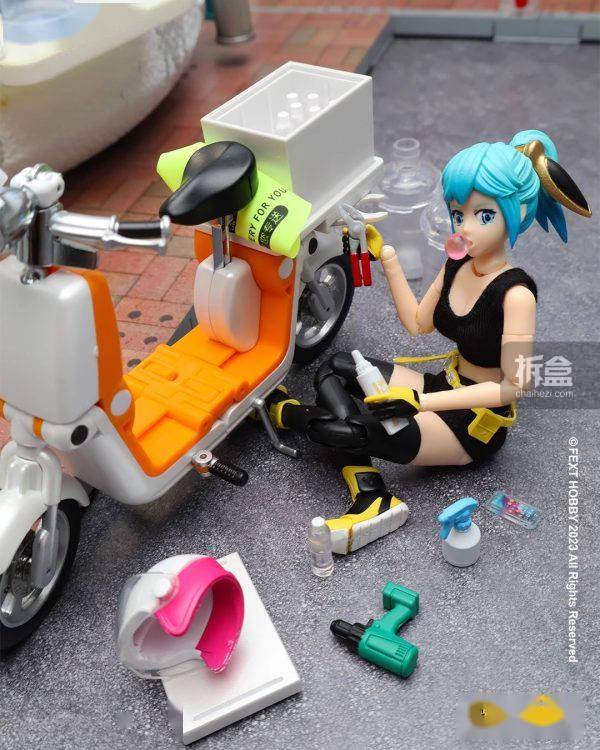 神姬妙送 水澄儿 摩托车 可变形电单车 1/12 可动人偶_搜狐汽车_搜狐