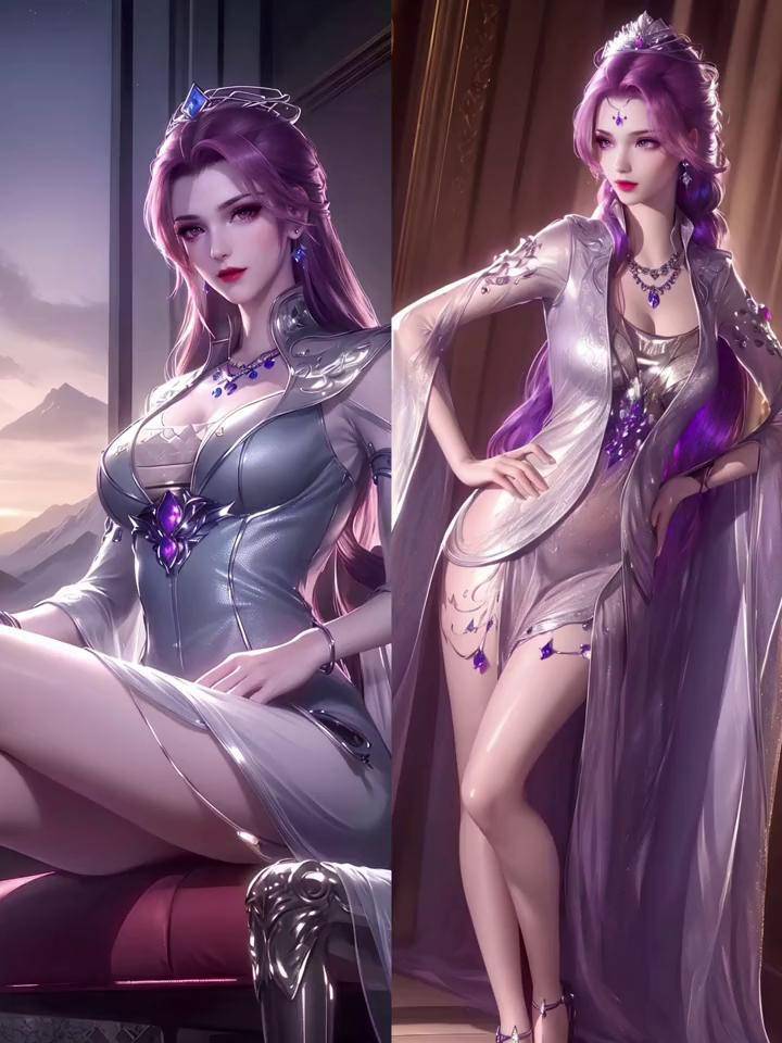 比比东女皇的魅力斗罗大陆比比东ai绘画国漫女神盛世美颜