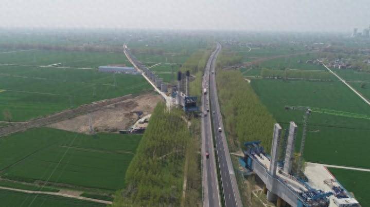 淮宿蚌项目一分部桥梁下部结构完工_施工_区域_铁路