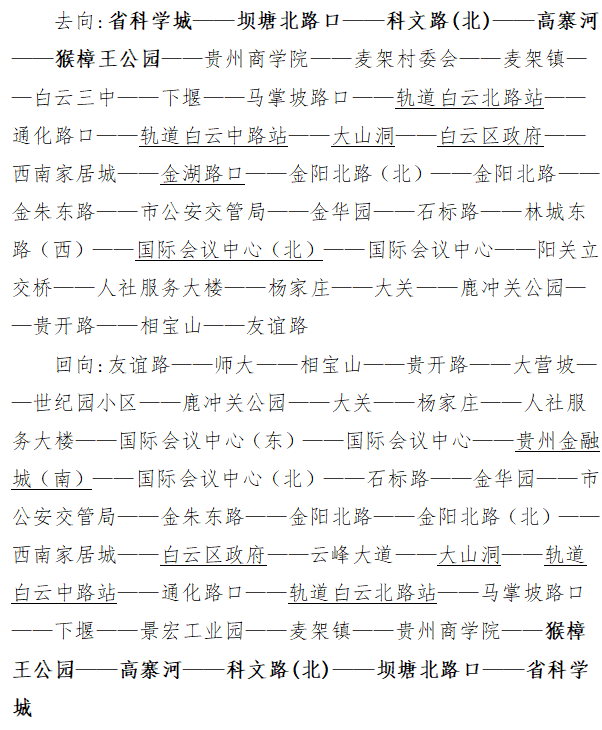 贵阳公交车线路查询图片