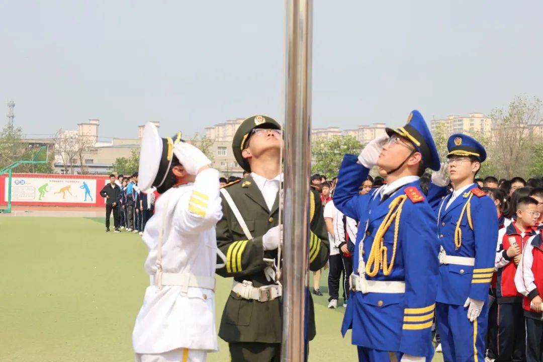 让文明礼仪之花开遍校园|武邑县第二中学升旗仪式