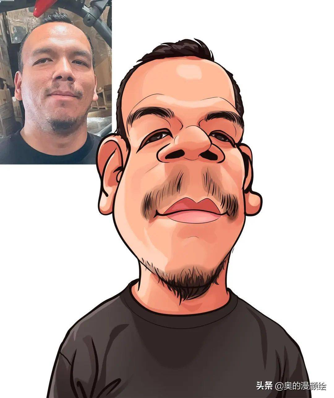 人物肖像漫画,像不像你说了算_动态_头像_画法