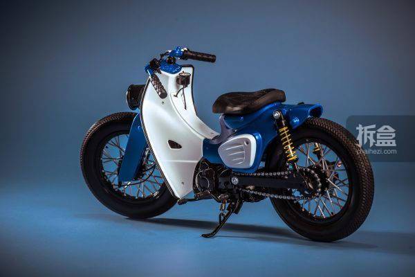 trickyman12 super cub 复古摩托车 1/6可动人偶配件