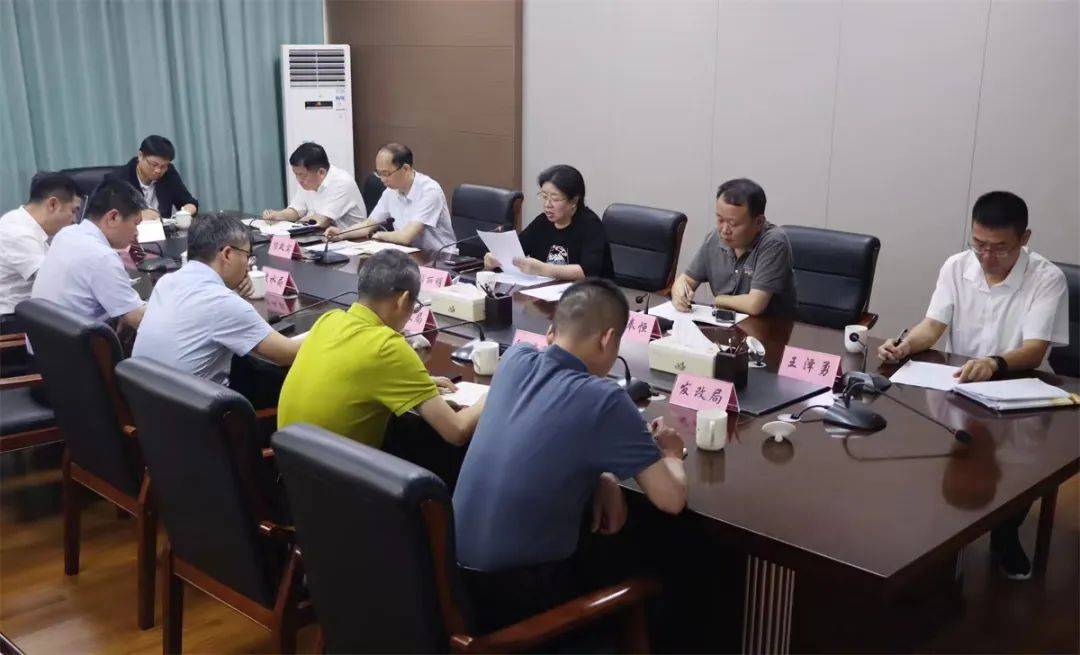 洛江区委书记颜丽明主持召开项目调度会议