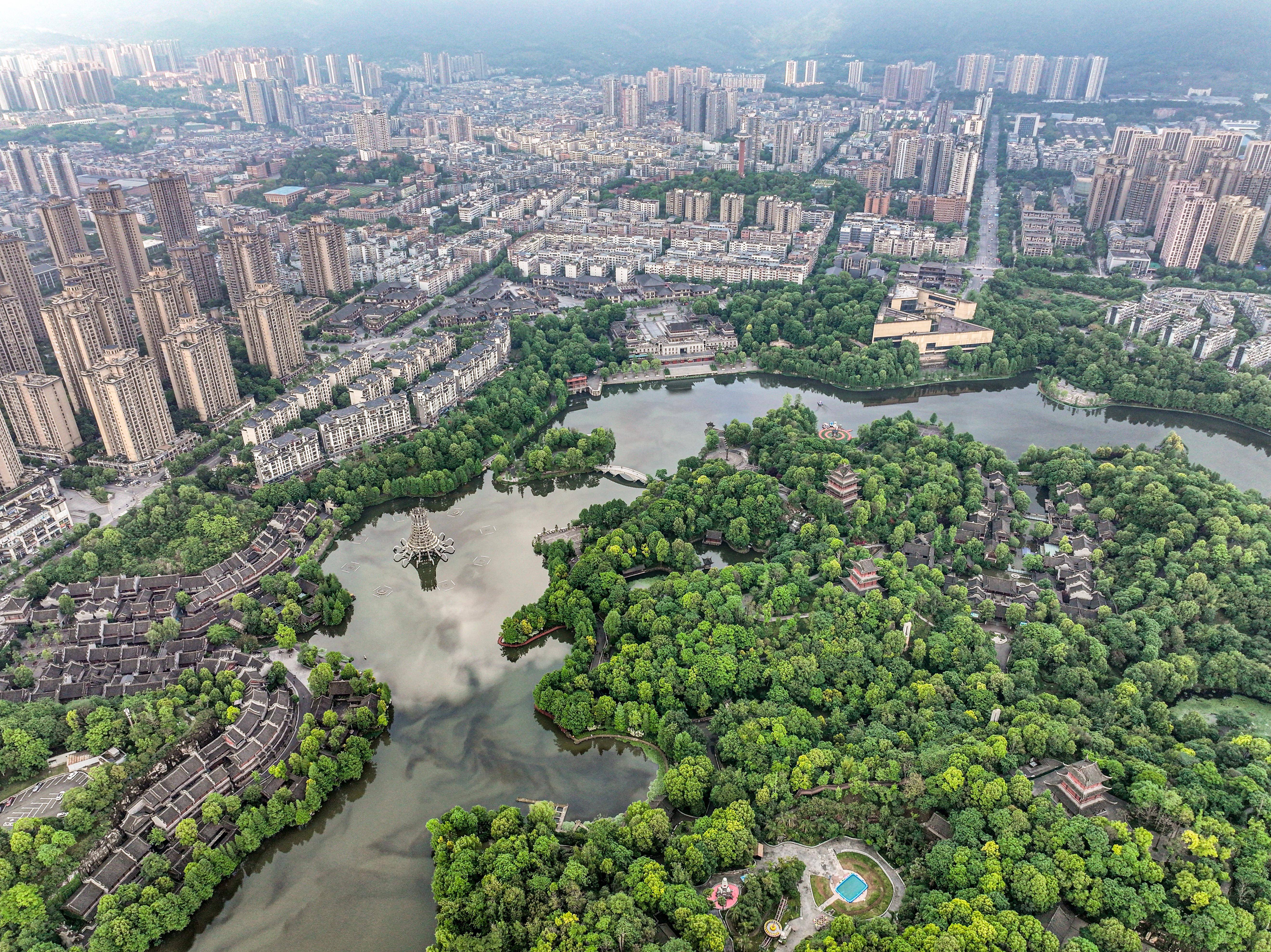 璧山区全景图图片