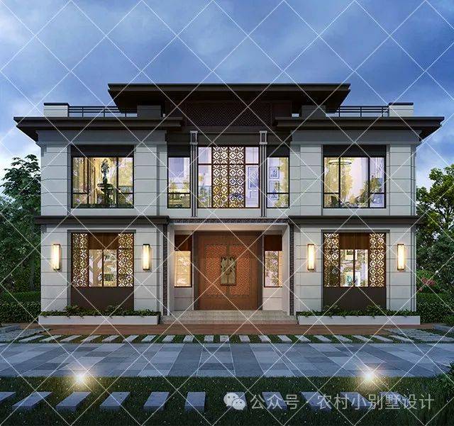 20套豪华农村平顶自建房别墅，施工方便、节约预算，美观又实用平屋且方便晾晒