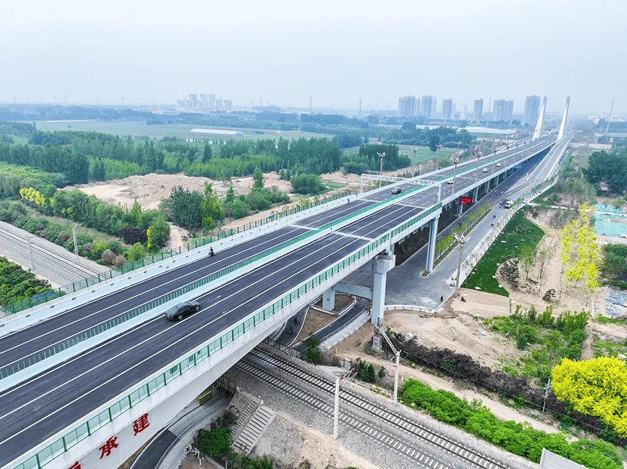 聊城西关街高架桥正式通车