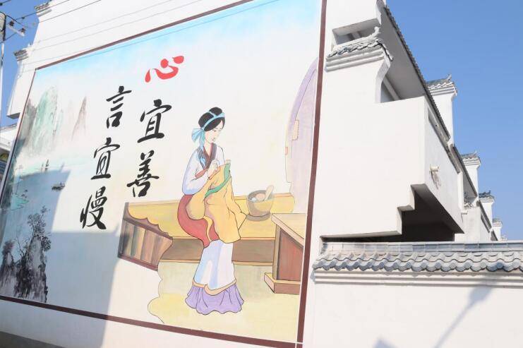 亳州谯城区古井镇:让墙体代"颜" 为文化发声