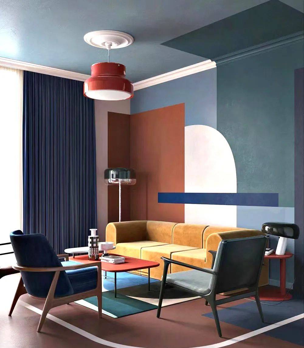 装饰家 · 明艳大胆的孟菲斯,偏爱感性与有趣的灵魂_家具_空间_的设计