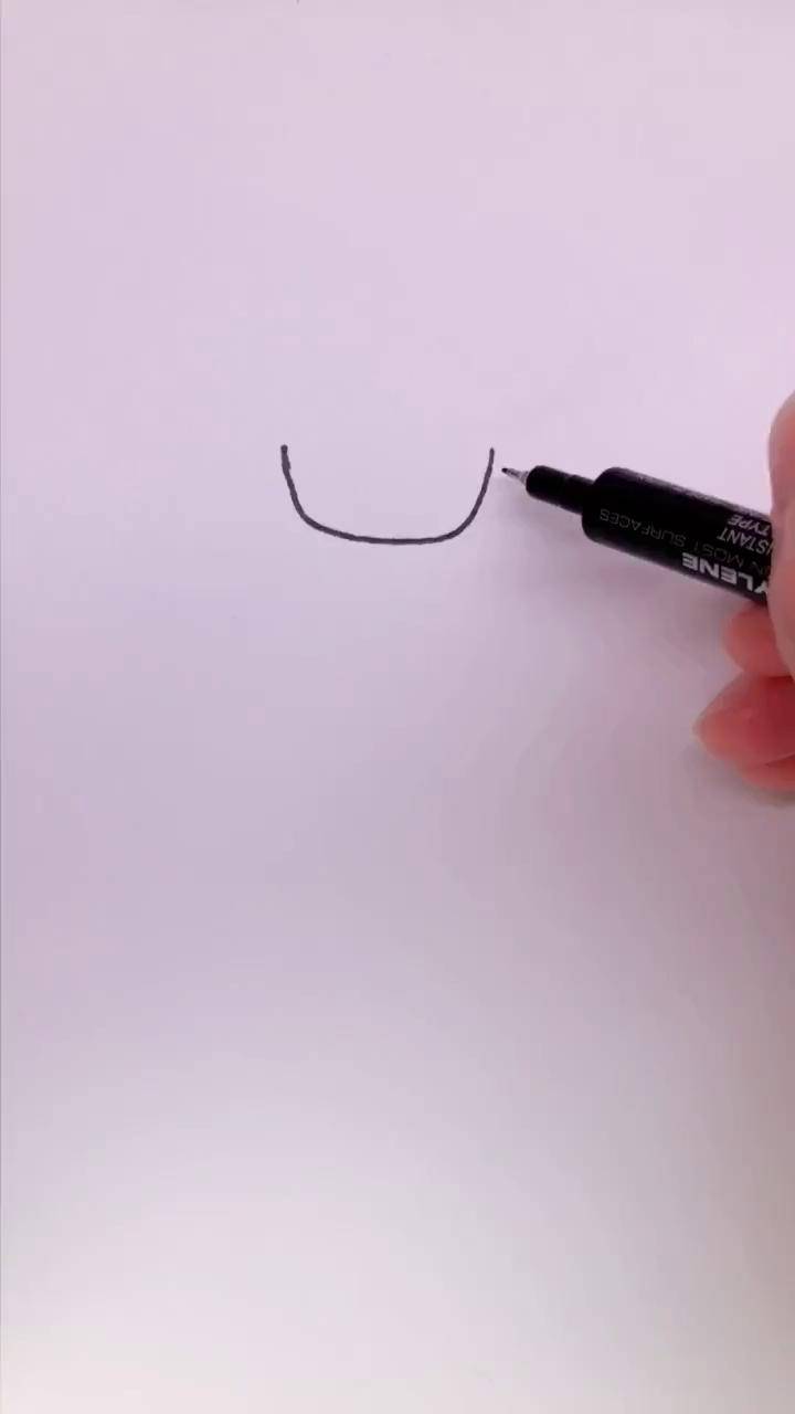 简笔画可爱的小花仙安安