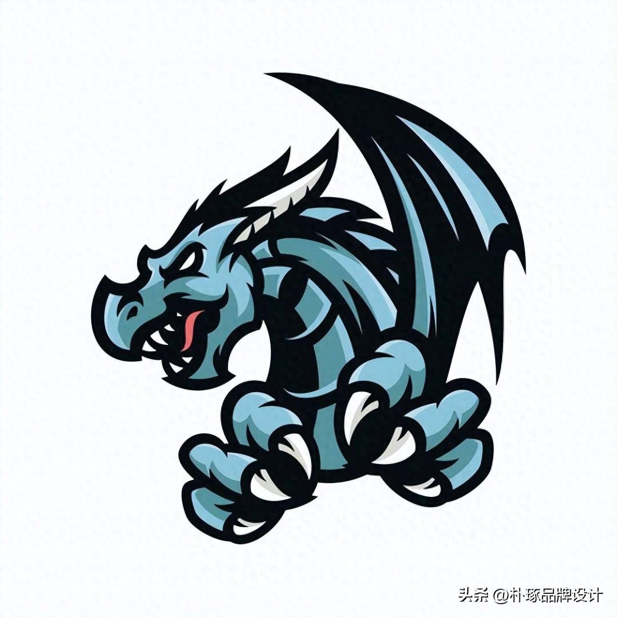 霸气!超级动物ip形象logo