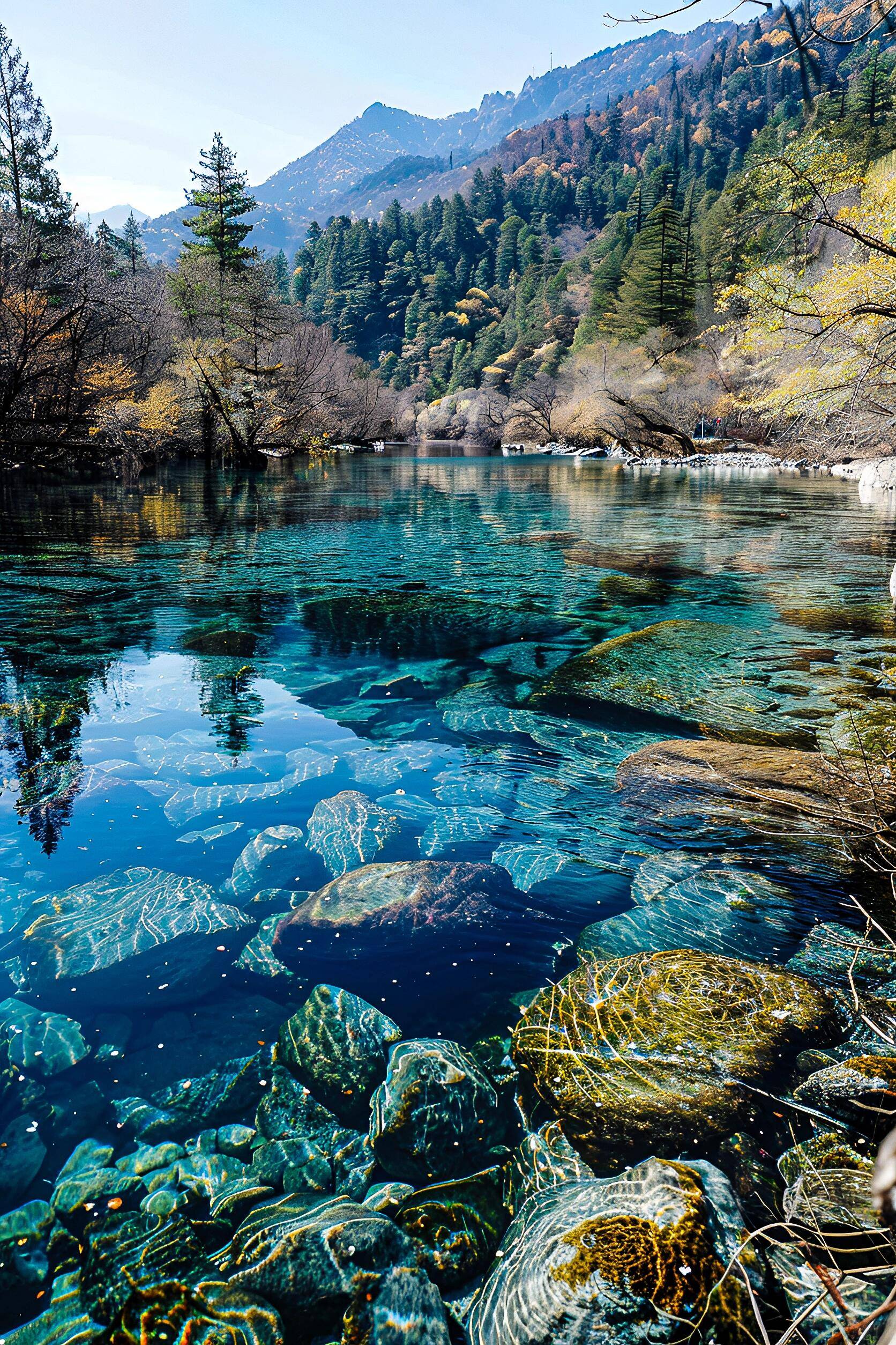 九寨沟四季风景图片图片