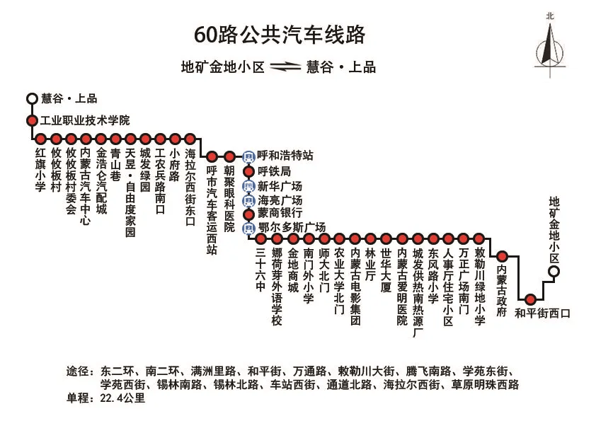 呼市66路公交车线路图图片