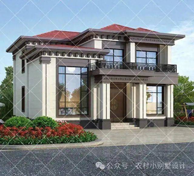 2024最火二层新中式别墅,20套最具性价新中式二层农村自建房别墅_信号_风格_图纸