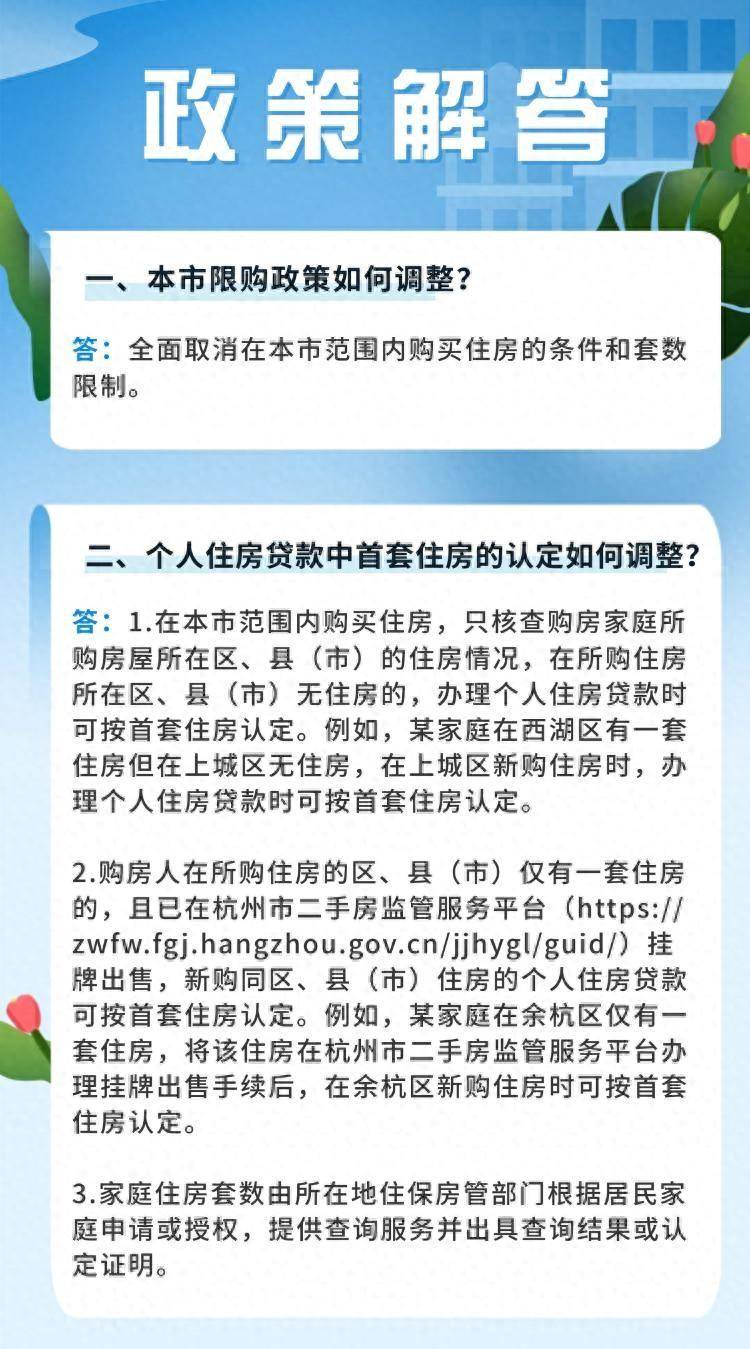 海量财经丨杭州全面取消限购 楼市政策宽松预期继续上升_住房_房地产市场_城市