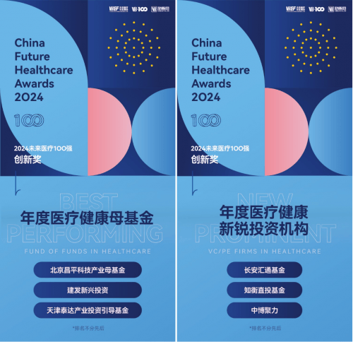 昌繁荣知衡直投基金上榜“年度医疗壮健新锐投资机构”(图1)