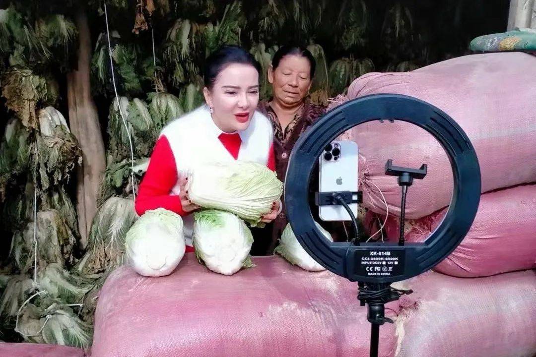 在和田地委和政府的支持下,祖力皮亚·吾守尔担任和田地区直播电商