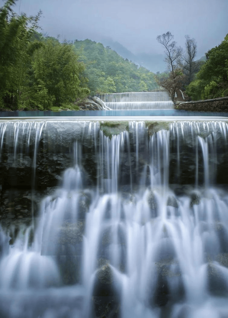 王永翔 摄瑶溪,因"溪石皆玉色"而得名,如同镶嵌在大罗山之上的一颗