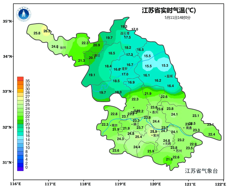 30℃!_气温_江苏_天气