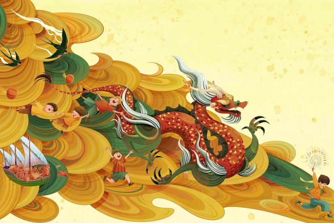 他笔下的龙生动形象,栩栩如生,不仅捕捉到了龙的神秘,威严与力量,还