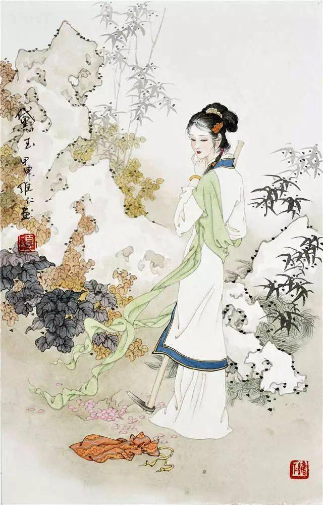 唯美彩墨勾勒中国故事,项维仁工笔画欣赏!