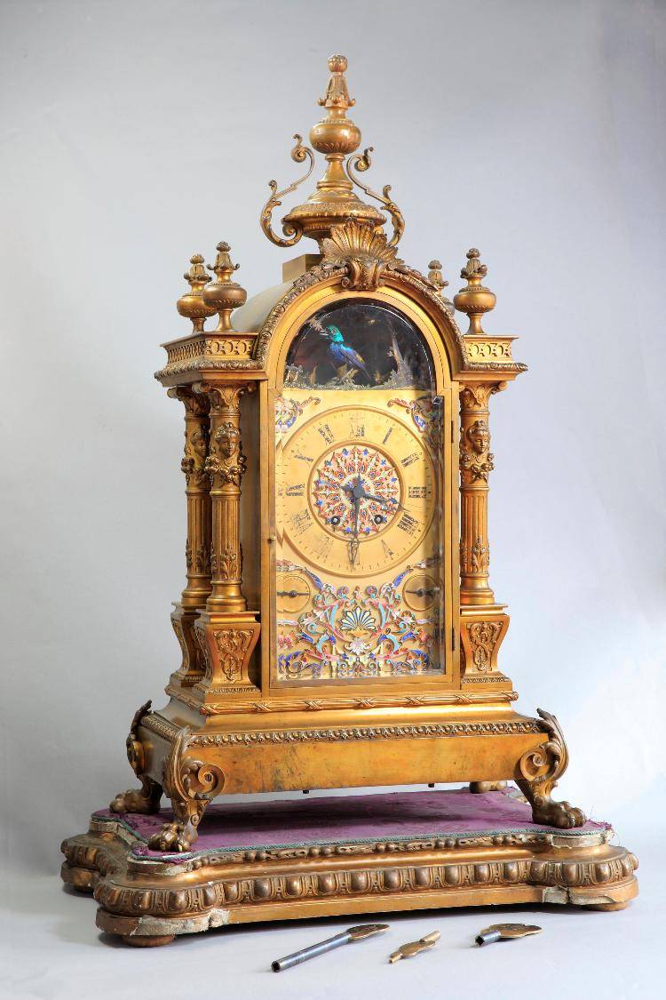 这只来自法国的自鸣钟用《茉莉花》整点报时_钟表_中国_制造