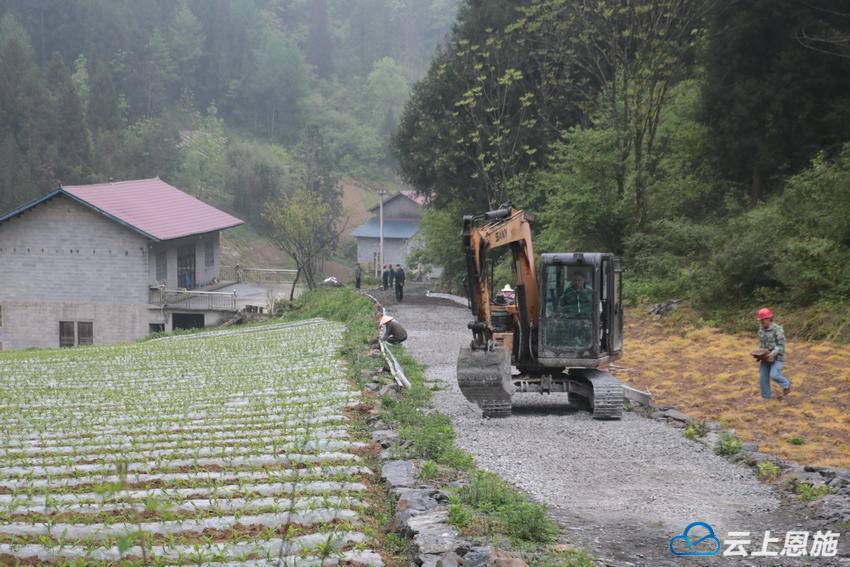 宣恩椿木营:硬化入户路 提升群众幸福感