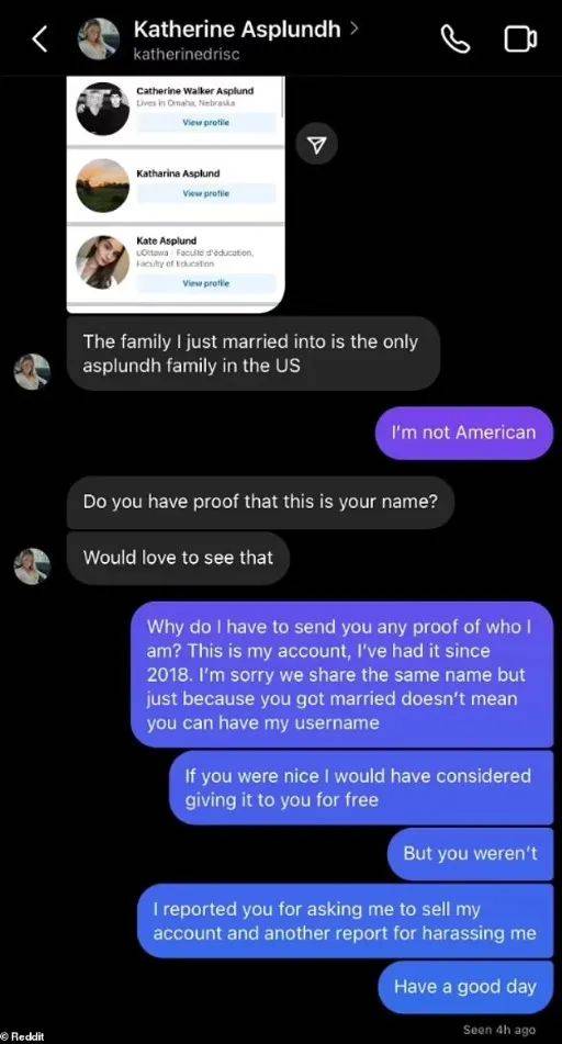 妹子嫁给亿万富翁后发现社媒有人重名,逼人改名没想到引火烧身