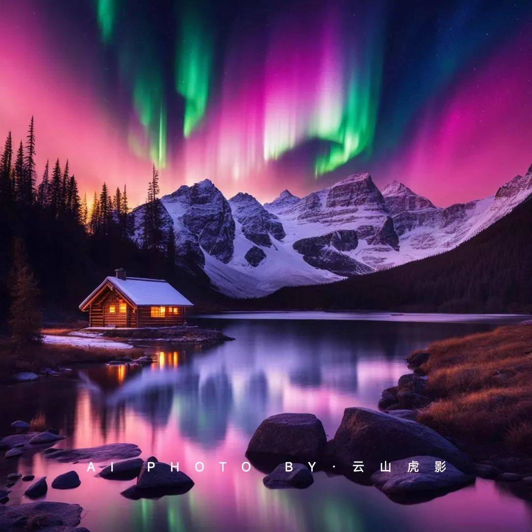 南北极同时出现粉色极光?_摄影_风景_的图片