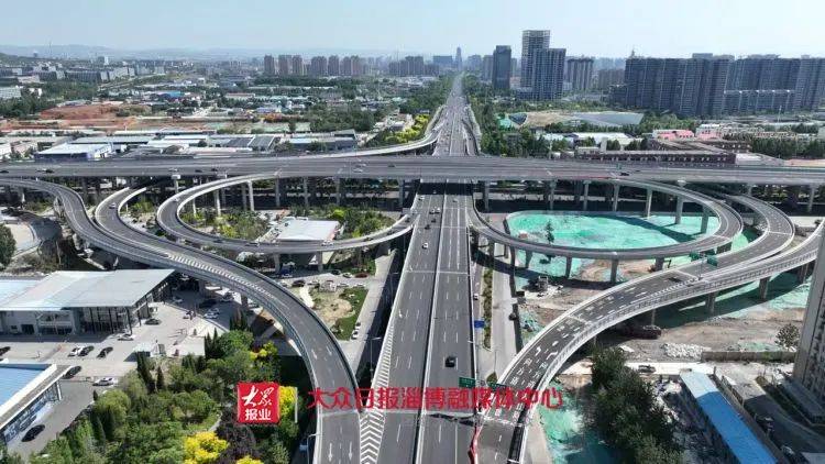 淄博快速路这些路段通车_交通_城市_发展