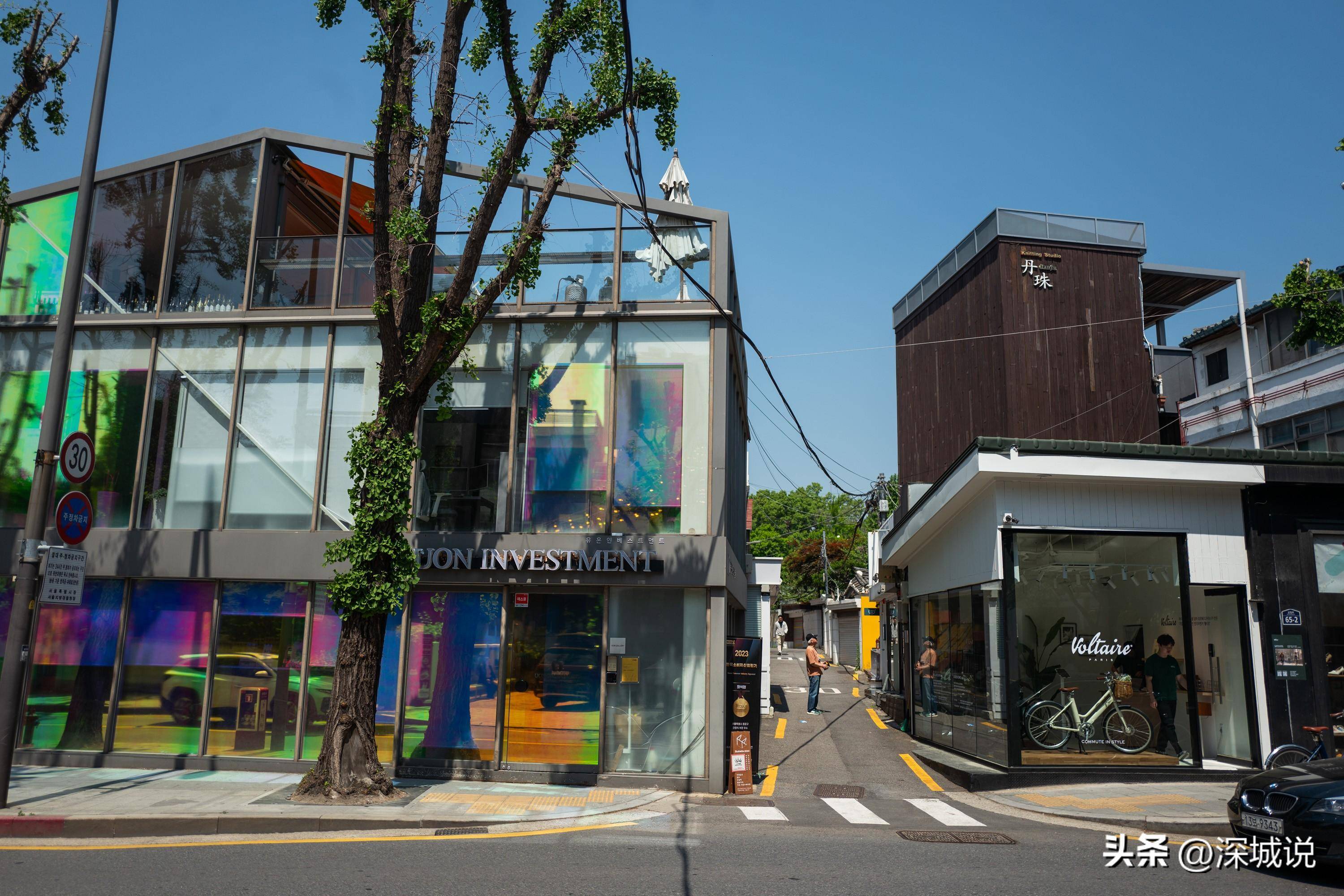 韩国首尔city walk:不妨搜集一些街头那些好看的小店,各具特色