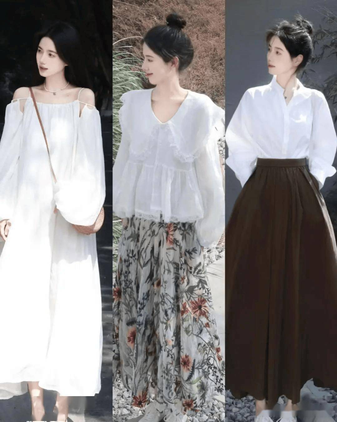 温柔的女子最好命,夏天轻熟风穿搭示范,演绎优雅女人味