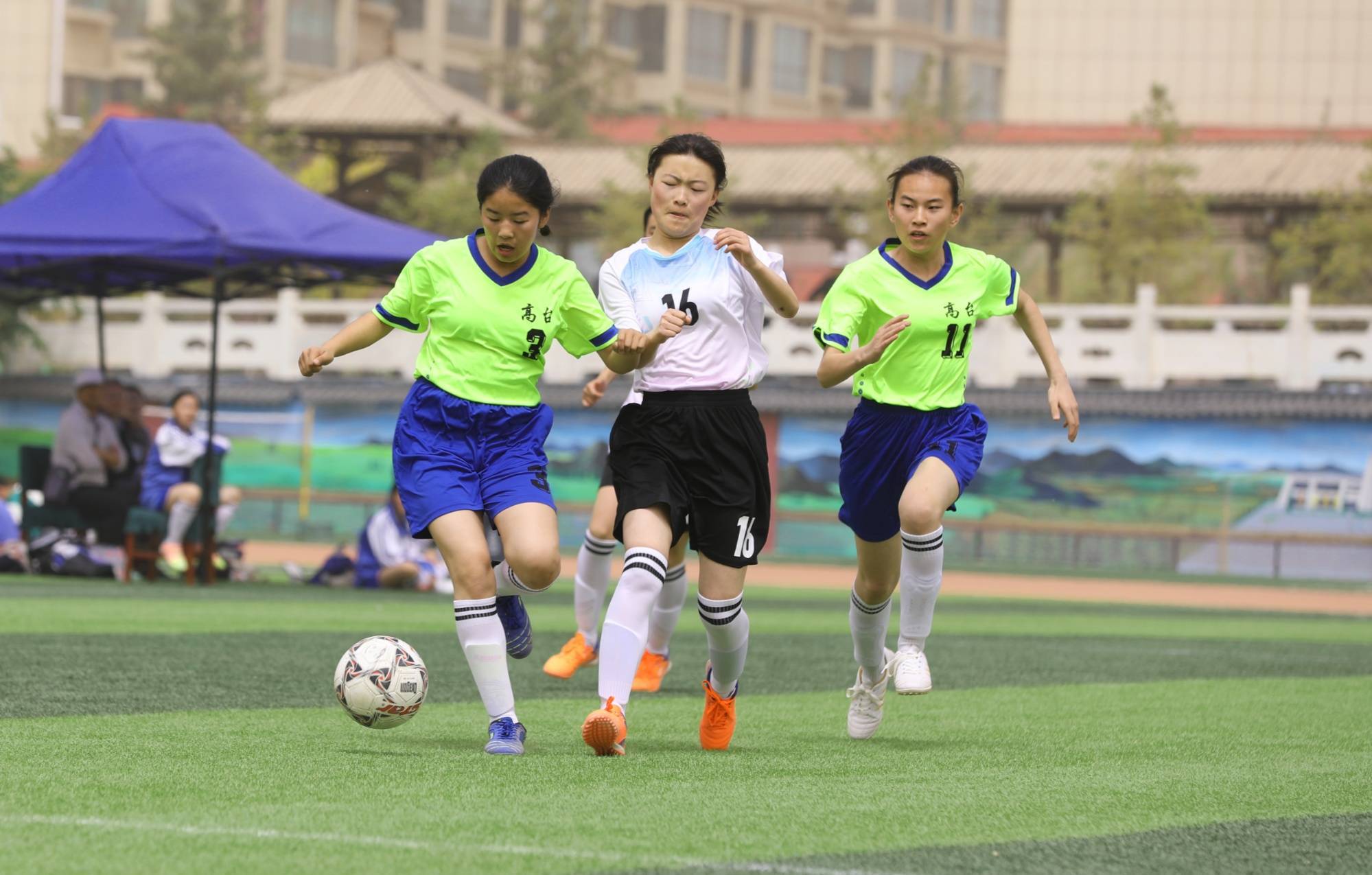 2024年甘肃省张掖市青少年校园足球联赛在民乐县开赛