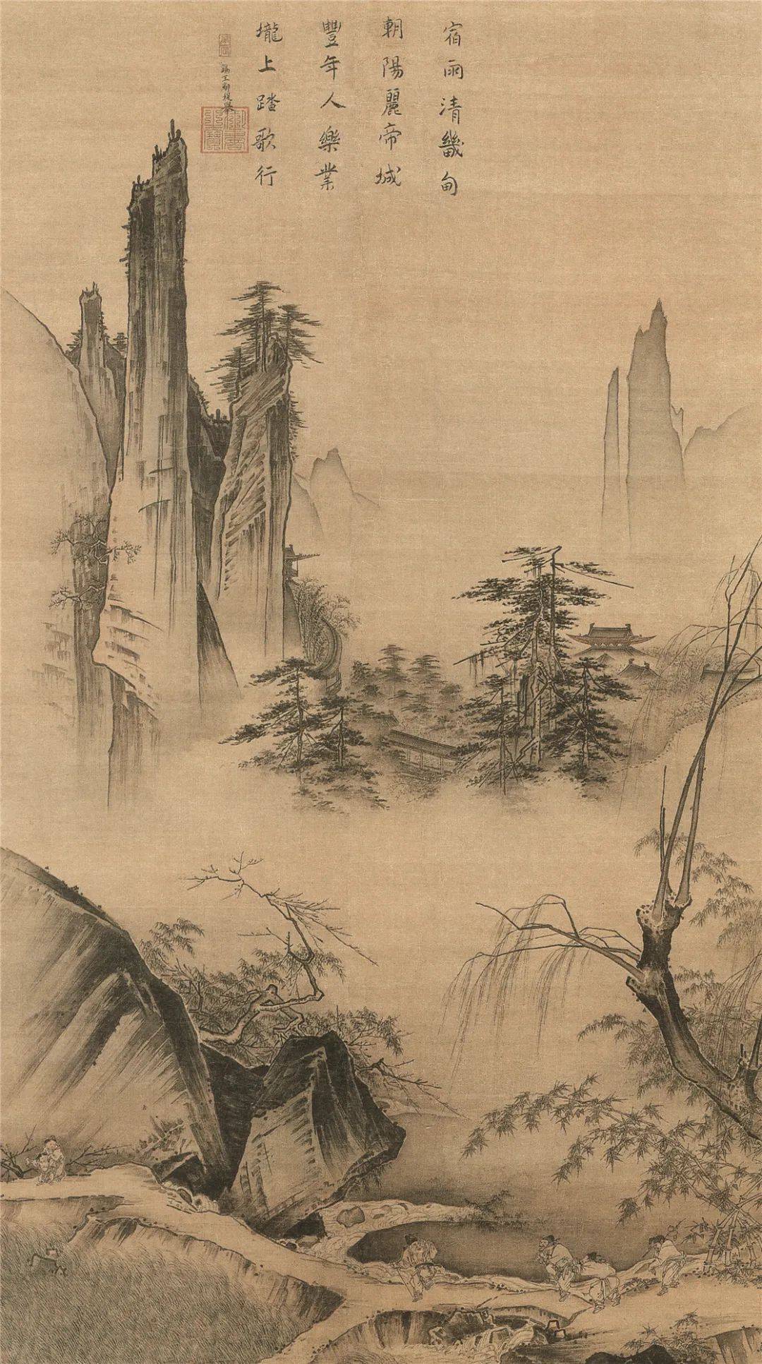 山水画的点景,是画家情感的一种表达载体_画面_意境