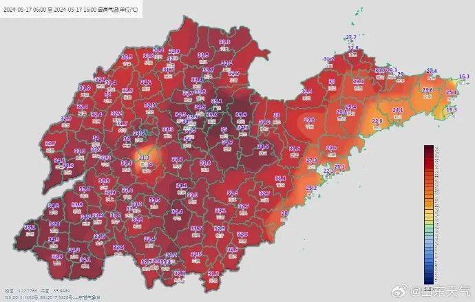 山东迎高温大"烤"!青岛的雨马上来,时间就在