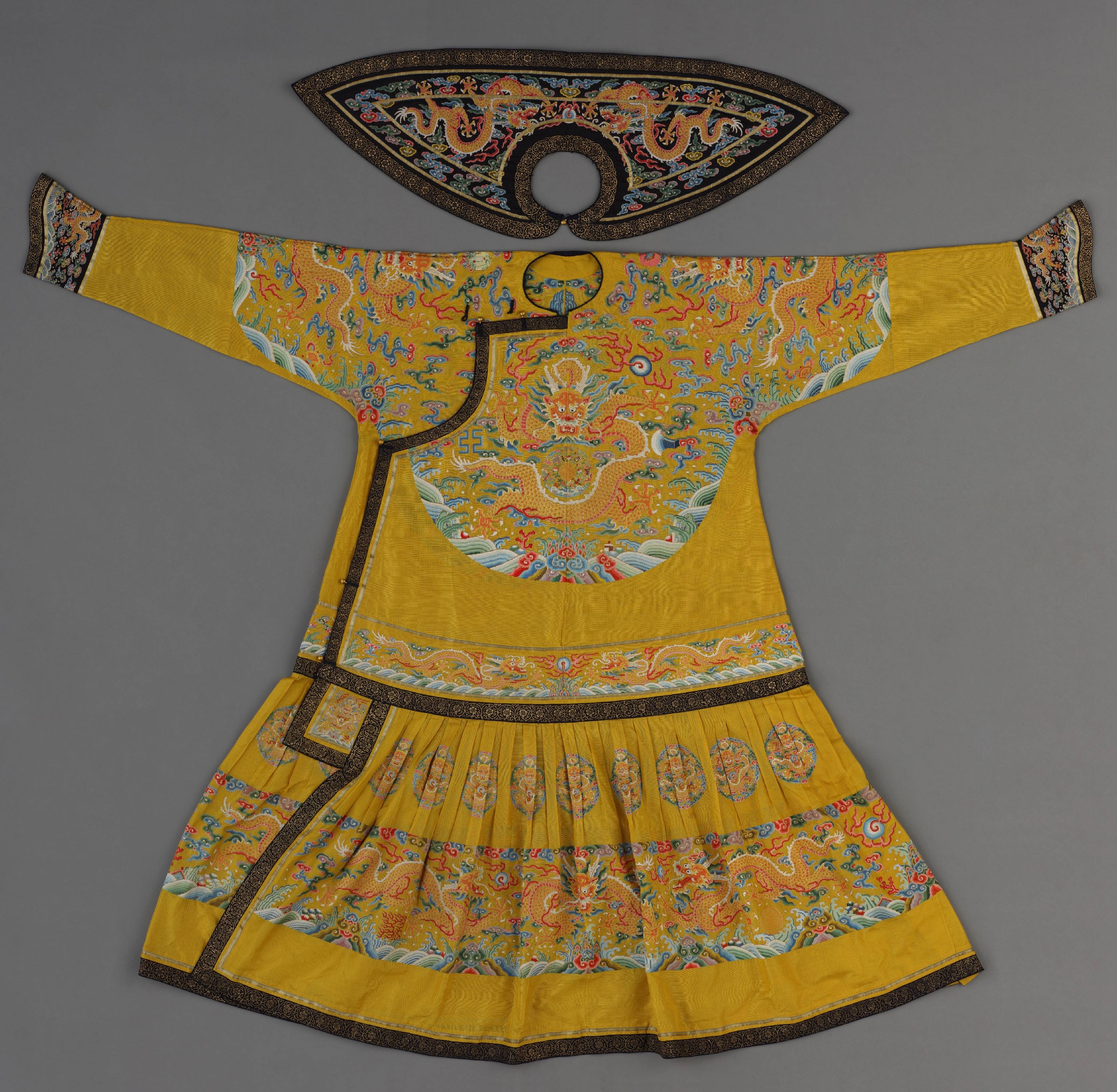 清代宫廷织绣服饰色彩展六月启幕,近九成展品皆为首次展出