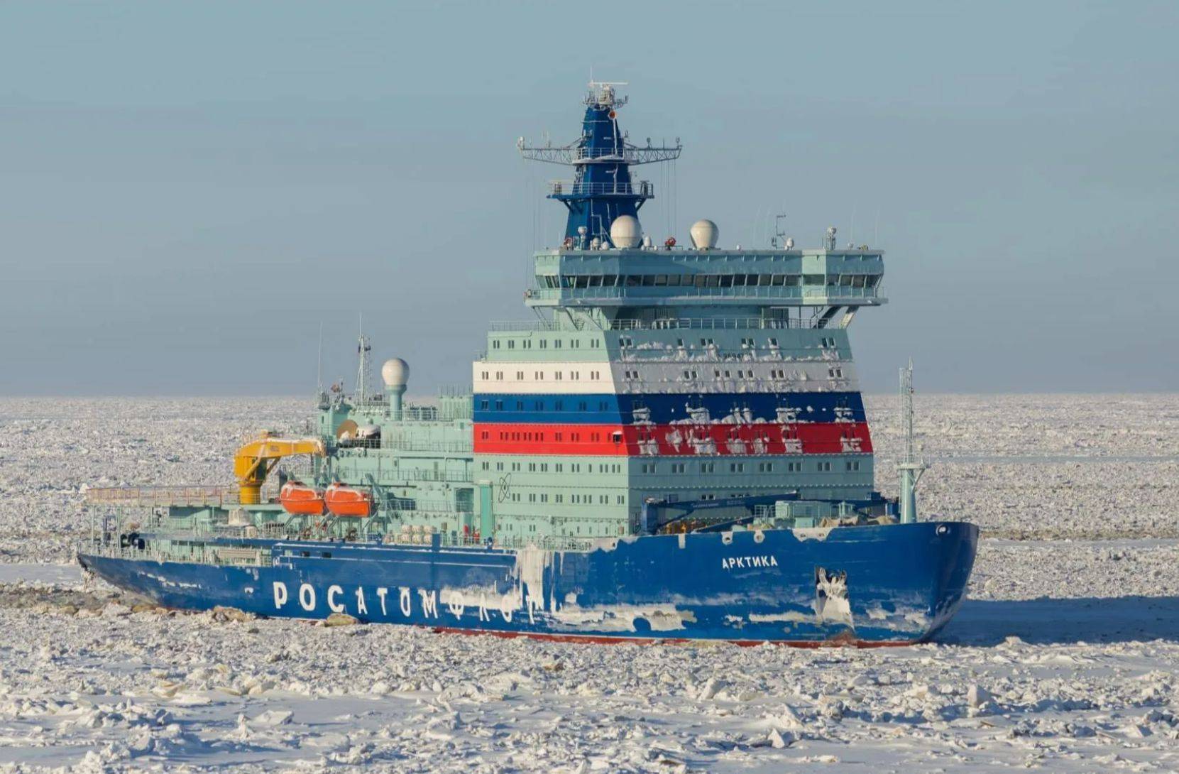 西伯利亚号和乌拉尔号3艘现代化核动力破冰船,目前全世界最大的核