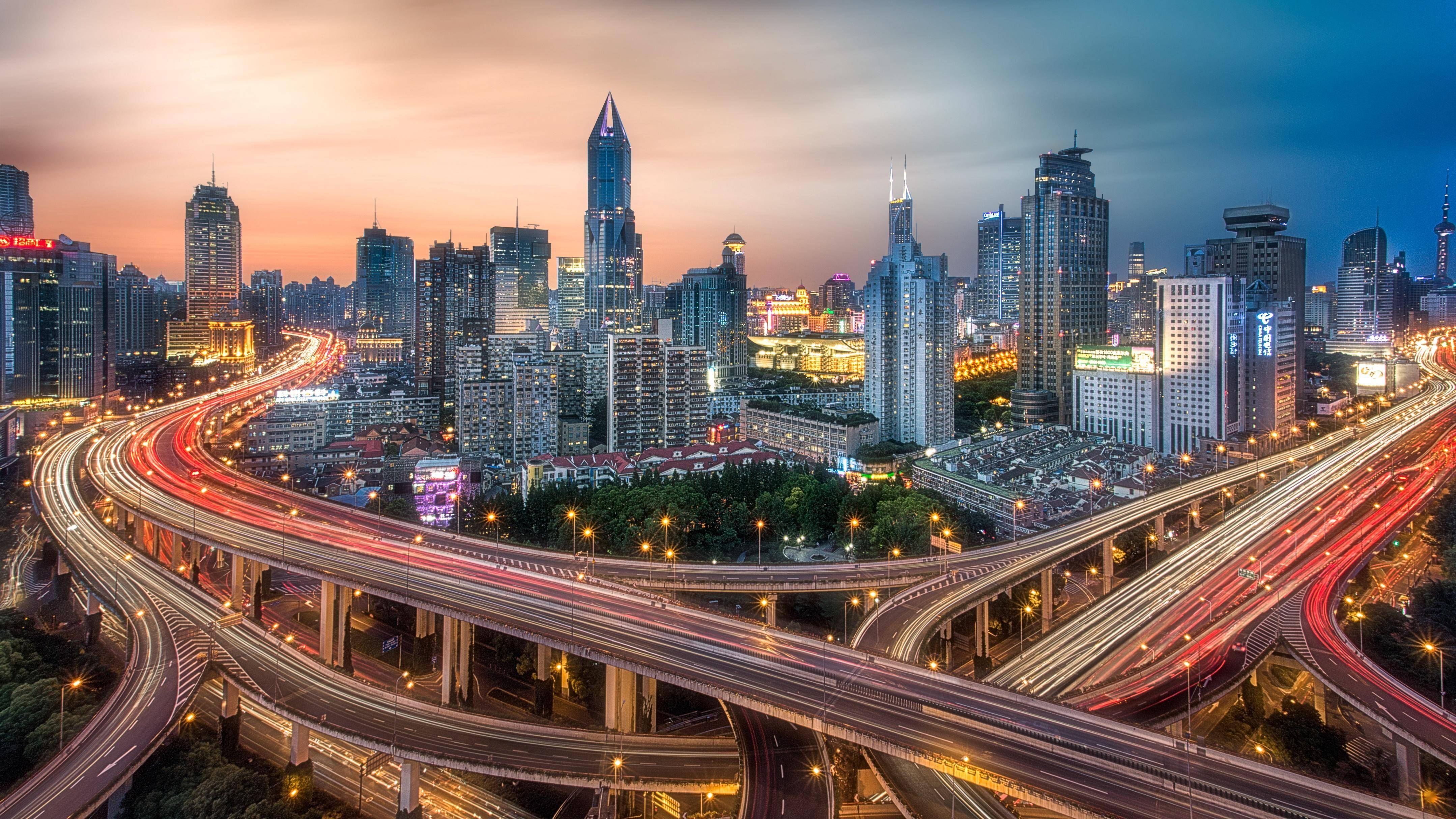 北京的夜景和上海的夜景相比