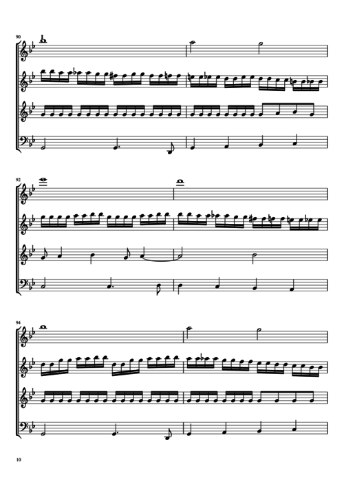 弦乐四重奏《罗克珊娜的探戈》附乐谱-电影《红磨坊》插曲