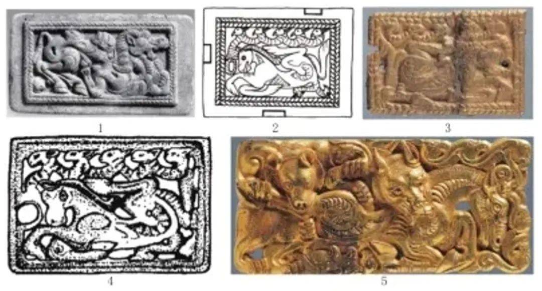 单体兽纹又包括驼纹和有角神兽纹.