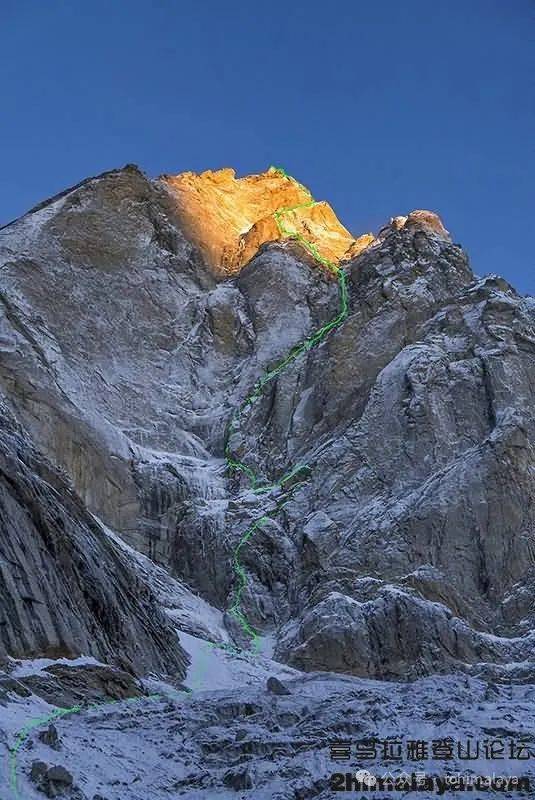 [印度]顶尖探险团队尝试海拔7,434米nanda devi东峰全新线路_山峰