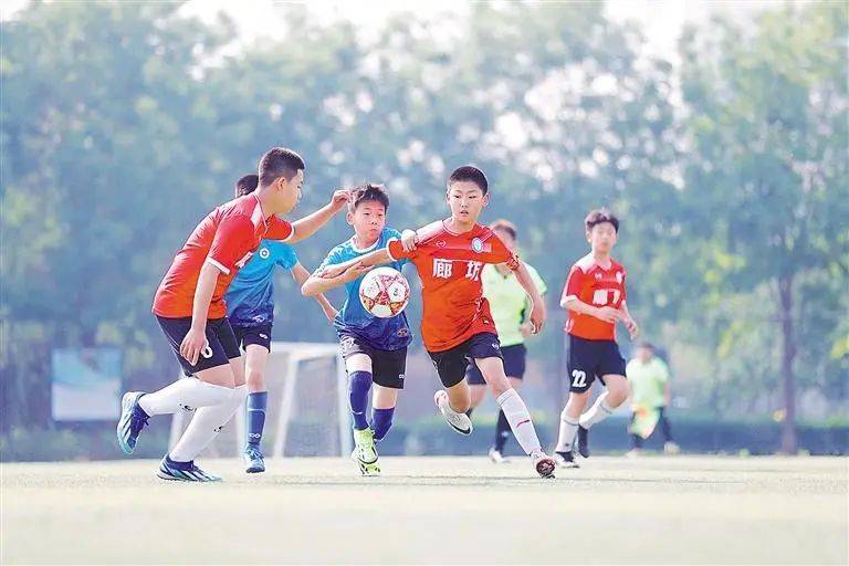 少年足球梦 挥汗绿茵场