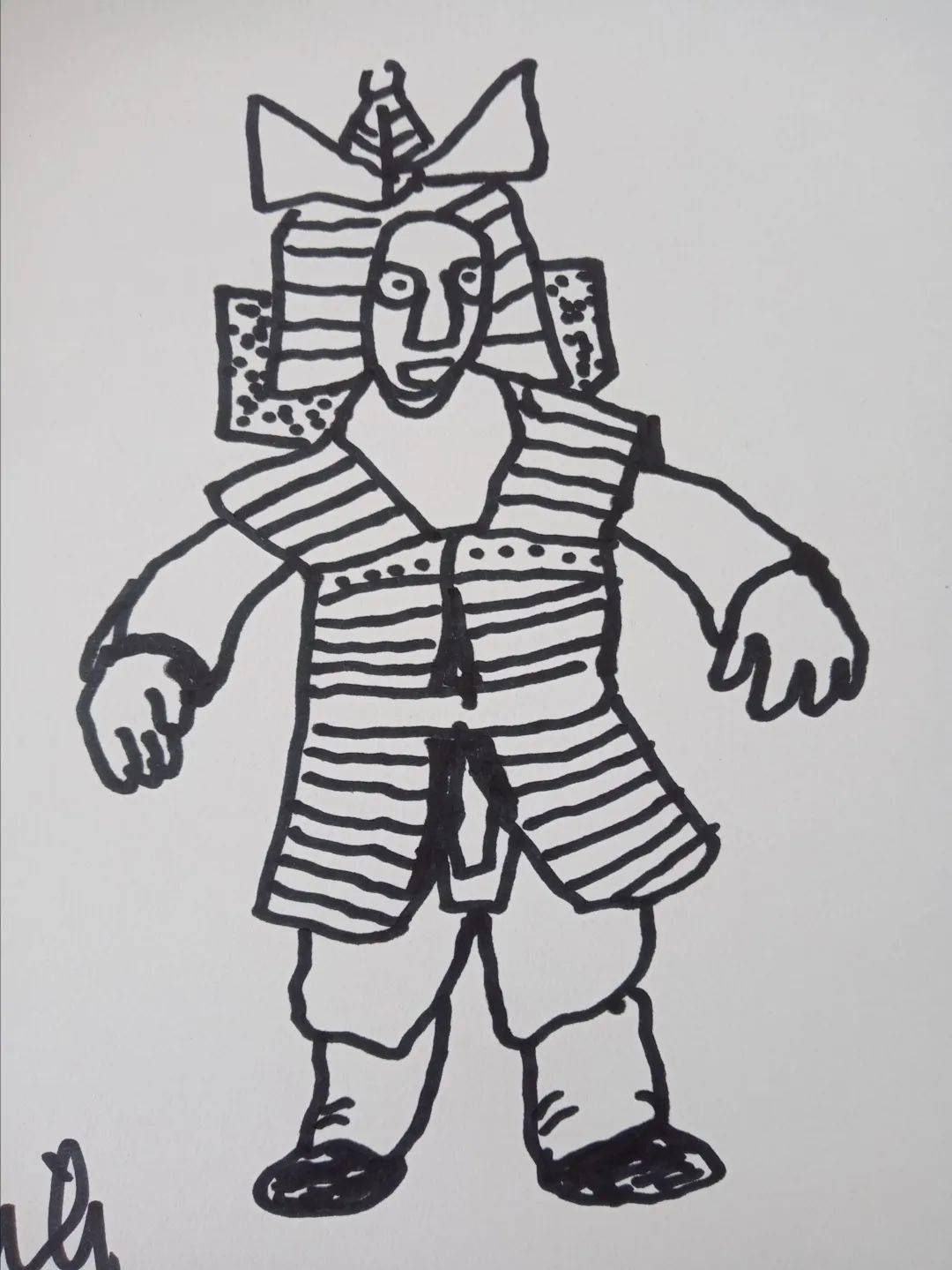 武士(￥2000)神偶(￥2000)头盔(￥1500)三个面具(￥1000)母系氏族