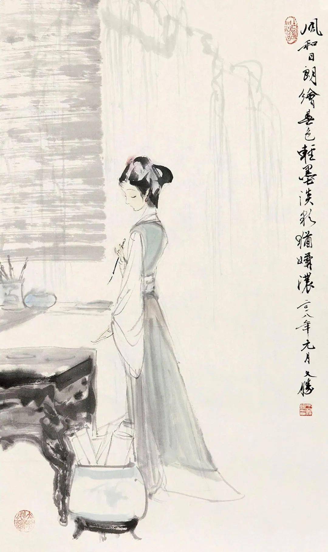 这组仕女画