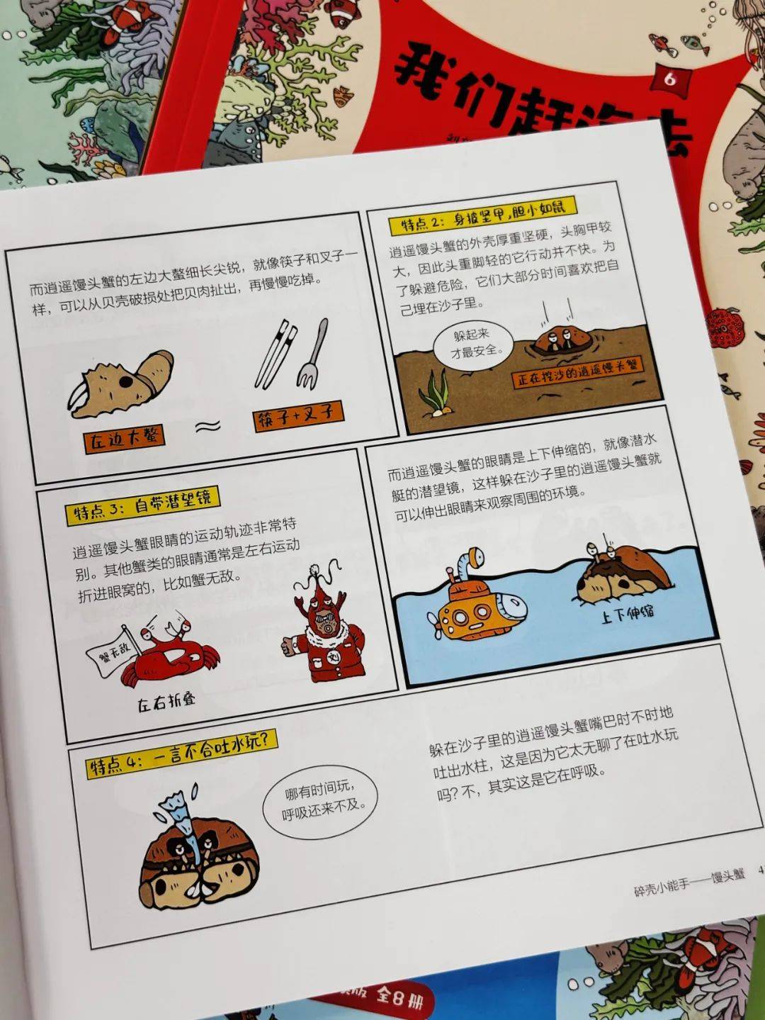 新版本全书升级了尺寸和用纸,文字,图片,漫画均同步放大,丰富细节一目